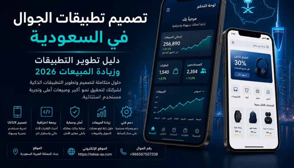 تصميم تطبيقات الجوال في السعودية