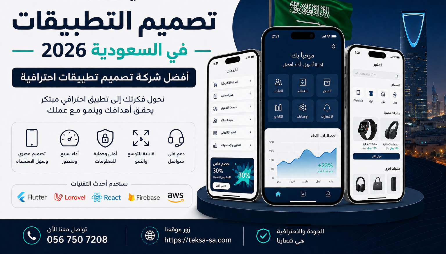 تصميم التطبيقات في السعودية