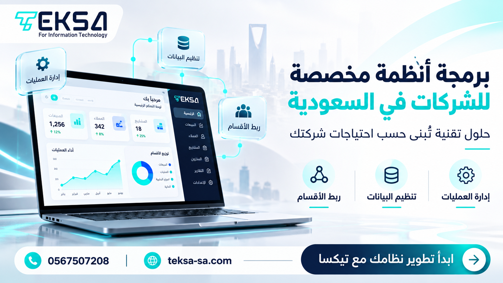 برمجة أنظمة مخصصة للشركات في السعودية