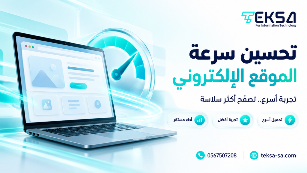 تحسين سرعة الموقع الإلكتروني